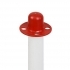 Bezpečnostný plastový stĺpik s podstavcom červeno biely spoločne s plastovými reťazami slúžia na dočasné označenie nebezpečných miest ale ideálny je aj pre usmernenie davu