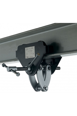 Závesné zariadenie s pojazdom model CTP slúžiace ako montážna pomôcka, ktorá umožňuje jednoduché zavesenie a premiestňovanie bremien s využitím stropných nosníkov. 