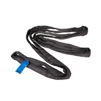 Kruhová slučka 2000 kg, Dvojvrstvová, Nekonečná slučka,Čierna, Certifikovaná,