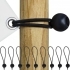 Gumové lano upínacie ukončené s plastovou guličkou. Dĺžka gumového lana je 20 cm. Priemer lana je 6 mm a dĺžka 20 cm. 