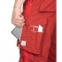 Nohavice s náprsenkou URBAN červené