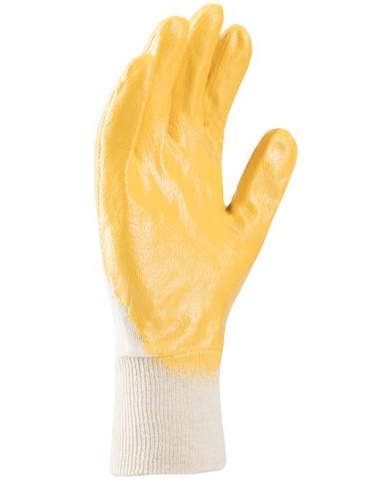 Pracovné rukavice HOUSTON máčané v nitrile žlté
